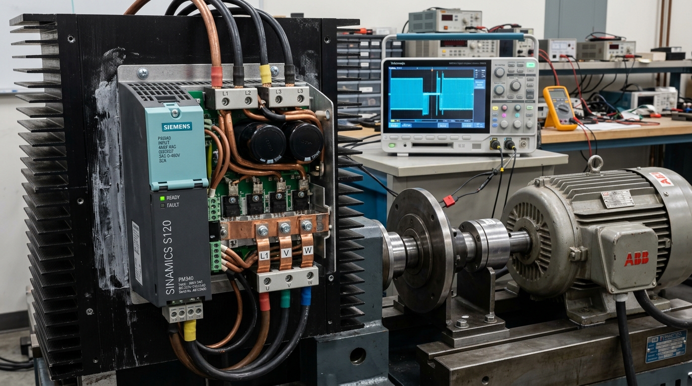 Siemens Sinamics S120 Power Module IGBT Failure Analysis & 460V Dyno Validation